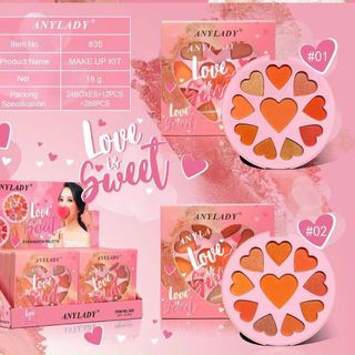 Phấn mắt Andy Lady Love Sweet trái tim no.835