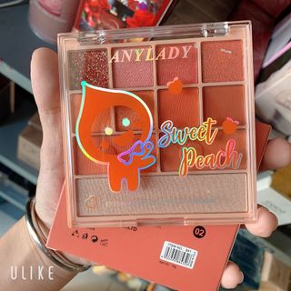 Phấn mắt, má hồng, highlight AndyLady đào 3in1 no.841