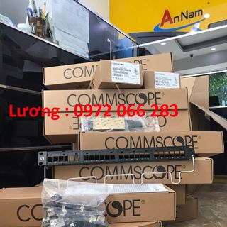 Thanh đấu nối UTP SL DDM 24 cổng cat6 1U rỗng thẳng 760237040 9-1375055-2