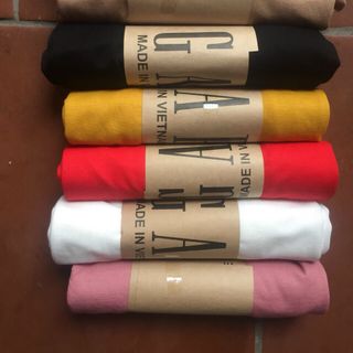 Áo thun giấy cổ tim