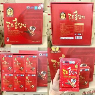 TINH CHÂT HỒNG SÂM 6 NĂM TUỔI HỘP 30 gói x 70ml