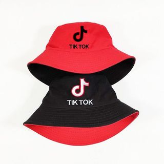 Nón Bucket TIKTOK bánh bèo thêu 2 mặt
