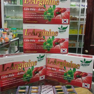 VIÊN NANG MỀM L-ARGININE Liên kiều Actiso giúp giải độc gan, bổ gan