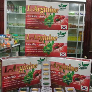 VIÊN NANG MỀM L-ARGININE Liên kiều Actiso giúp giải độc gan, bổ gan