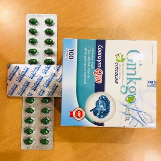 Bổ não Ginkgo Berlin citicolin coeym Q10