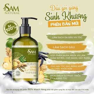 Dầu Gội Sinh Khương Sam Natural