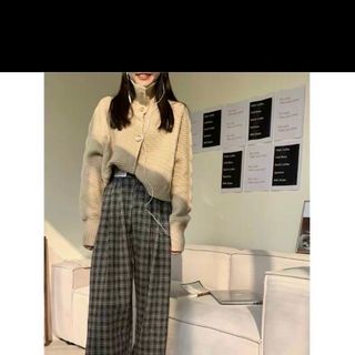 Quần sọc ống rộng form đẹp