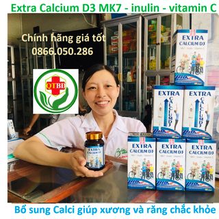 EXTRA cadimax nanocare CALCIUM D3 - Mk 7 – Inulin – Vitamin C