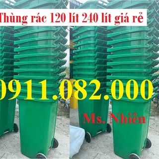 Bán thùng rác 120L 240L giá tốt- thùng rác inox 2 ngăn, 3 ngăn-