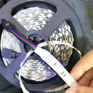 Dây LED RGB 5050 24V không phủ silicon