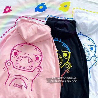 Áo hoodie chống nắng mưa thun nỉ ngoại nón 2 lớp