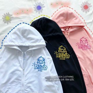 Áo hoodie chống nắng mưa thun nỉ ngoại nón 2 lớp