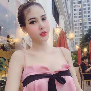 Đầm dây lụa phối viền - XMT230120230