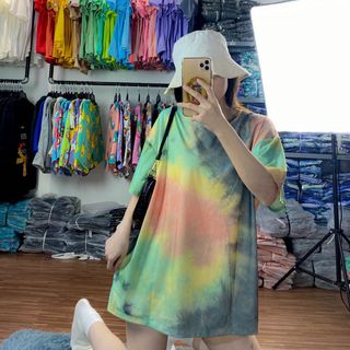 Áo thun teen - áo loang màu free size