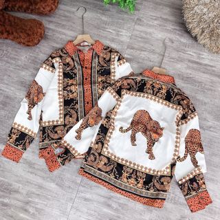 Sơ mi thổ cẩm Quảng Châu cực sang