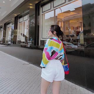 Set sơmi phối màu rực rỡ