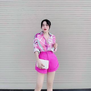 Set sơmi phối màu rực rỡ