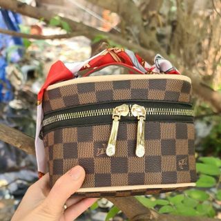 Túi Cốp Mềm Mini Ô Nâu Kèm Khăn Lụa giá sỉ