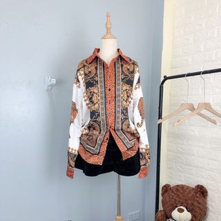 Sơ mi thổ cẩm Quảng Châu cực sang