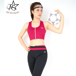 Bộ lửng thể thao nữ áo croptop dây kéo - DL14