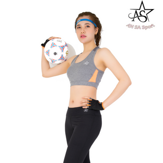 Bộ thể thao quần lỡ áo bra phối lưới -DL11