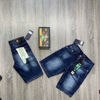 Quần ngố jeans trơn