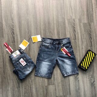 Quần ngố jeans trơn
