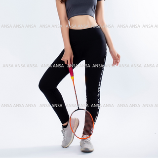 Bộ thể thao nữ quần dài áo croptop có tay AN SA - DD3