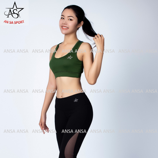 Quần dài legging thể thao nữ phối lưới - QD03