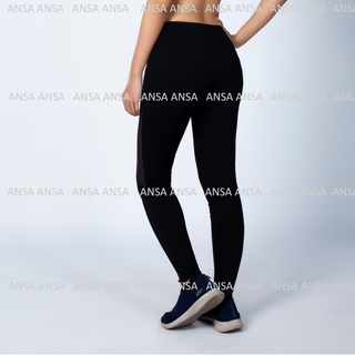 Quần dài legging thể thao nữ phối lưới - QD03