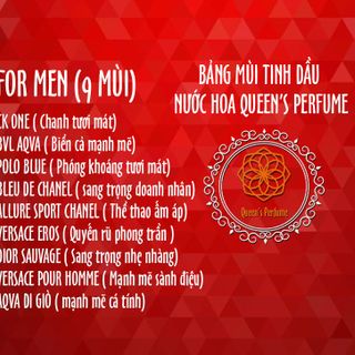 Tinh Dầu Nước Hoa QUEEN'S PERFUMI