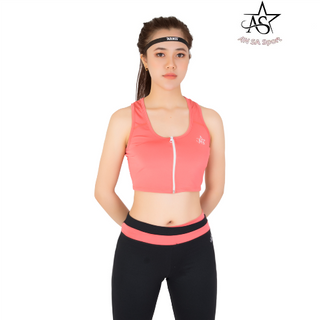 Bộ lửng thể thao nữ áo croptop dây kéo - DL14