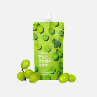 Nước Thạch Trái Cây Hàn Quốc Thơm Ngon Cho Trẻ Em Sugarlolo Thùng 40 bịch 150ml x 10 gói - Vị Nho Xanh giá sỉ