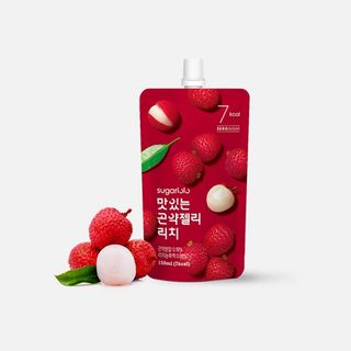 Nước Thạch Trái Cây Hàn Quốc Thơm Ngon Cho Trẻ Em Sugarlolo Thùng 40 bịch 150ml - Vị Vải giá sỉ