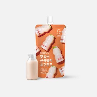 [KHÔNG ĐƯỜNG] Nước Thạch Trái Cây Hàn Quốc Sugarlolo Thùng 40 Bịch 150ml - Vị Yogurt giá sỉ