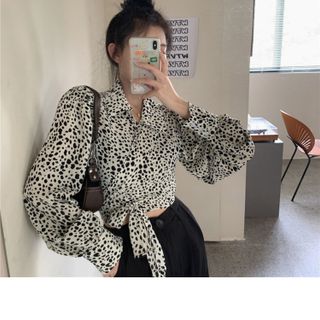 ÁO SƠ MI CROPTOP - ONESIZE