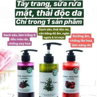 Sữa rửa mặt rau củ quả