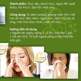 Viêm Xoang Viêm Mũi Nguyễn Văn Sáu túi 50 gói
