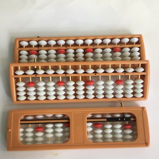 Bàn tính gẩy Soroban 13 cột đơn sắc - Xuất xứ Trung Quốc