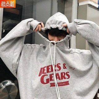 Áo khoác nỉ ngoại in BEERS & GEARS in rõ đẹp