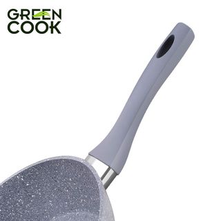 CHẢO CHỐNG DÍNH VÂN ĐÁ ĐÁY TỪ LÒNG SÂU GREENCOOK GCP02-24IH SIZE 24CM