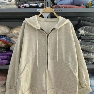 Áo hoodie nỉ ngoại tay phồng nhúng tay nón 2 lớp đẹp
