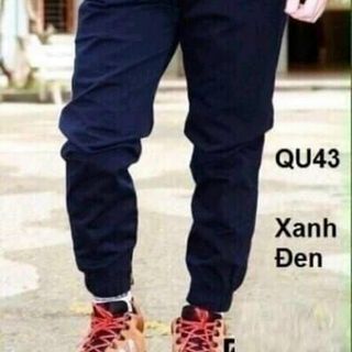 Quần jogger kaki dây kéo gót mềm mịn