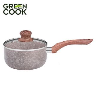 NỒI SỮA VÂN ĐÁ CHỐNG DÍNH GREENCOOK GCS03-16 SIZE 16CM giá sỉ