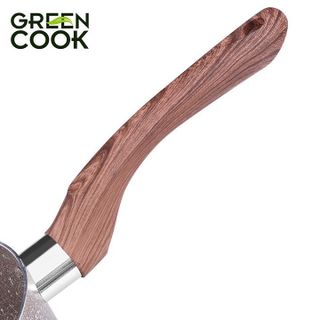 NỒI SỮA VÂN ĐÁ CHỐNG DÍNH GREENCOOK GCS03-16 SIZE 16CM