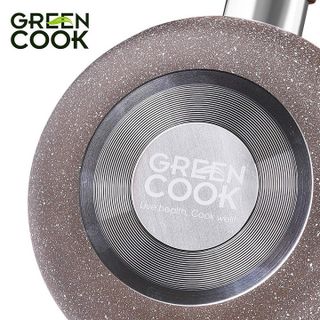 NỒI SỮA VÂN ĐÁ CHỐNG DÍNH GREENCOOK GCS03-16 SIZE 16CM