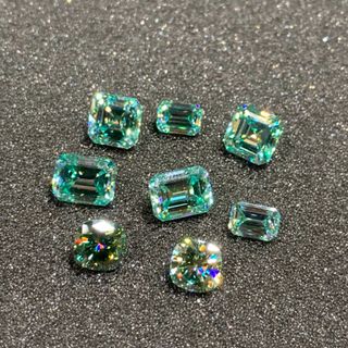 Kim Cương màu cao cấp Moisanite Vàng/ Blue/ Xanh Lá