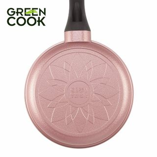 CHẢO ĐÚC VÂN ĐÁ 3D CHỐNG DÍNH 7 LỚP GREENCOOK GCP05-18 SIZE 18CM