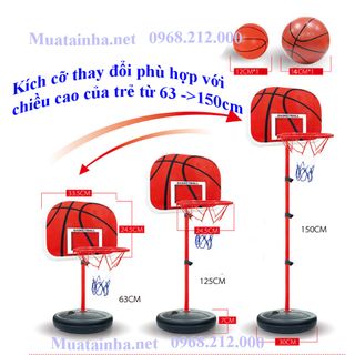 Bộ bóng rổ cho bé