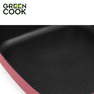 NỒI LẨU ĐIỆN VUÔNG NGUYÊN KHỐI CHỐNG DÍNH GREENCOOK GCEH30 - 5.0 LÍT